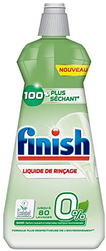 Finish Liquide de Rinçage Lave-Vaisselle 0% 400 ml