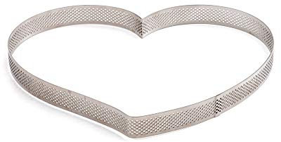 Decora 0064086 Sagoma Microforata Cuore 18 X 16 X 3,5 H Cm Inox