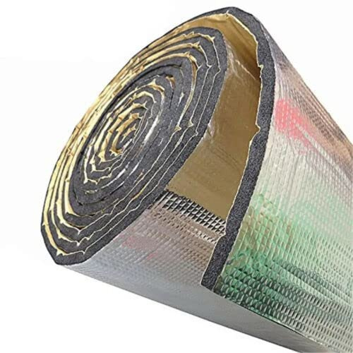 20 Ft Silver Self-Adhesive Reflective Foam Heat Wrap Shield Barrier Tape 6