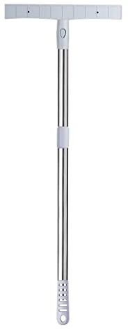 PATIKIL 81 cm x 28 cm handhållen justerbar skyltstativ skyltstativ för display skylthållare stativ anslagstavla poster hållare promenaddisplay teleskopstång rostfritt stål fyrkant, silver