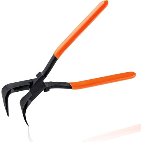 LEONTOOL 10 Inches Hand Seamers Sheet Metal Tools 90°Jaws Sheet Metal Pliers with PVC Handle Sheet Metal Bending Pliers Metal Bender Tool Sheet Metal Bender for Bending and Flattening Sheet Metal