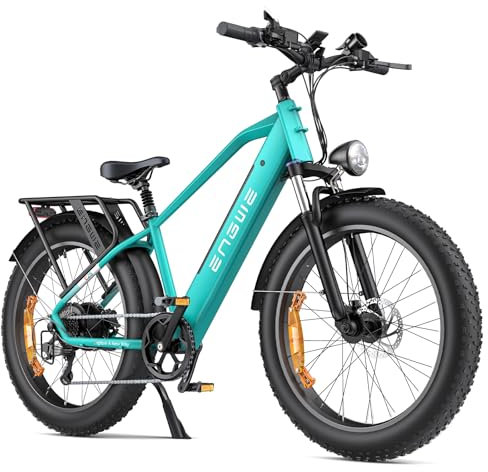 ENGWE E Bike Mountainbike Elektrofahrräder, Ebike 48V 16Ah Akku bis 150km, E-Bike mit 26x4 Zoll Fat Tire, Electric Bike 250W Motor Max. 25km/h, E26