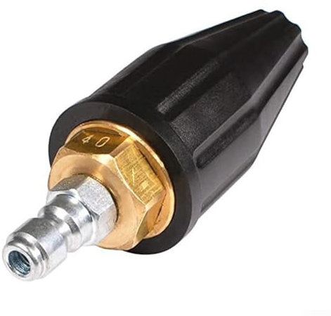 Buse turbo rotative pour nettoyeur haute pression, buse turbo de 4000 PSI et embout de pulvérisation très efficace pour enlever la saleté et la crasse (30 mm)