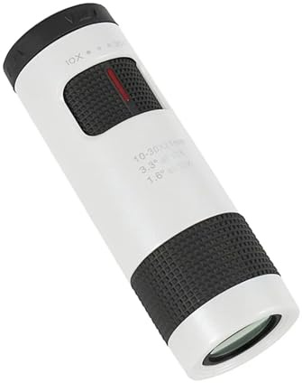 10-30x21 Zoom Mini Teleskop Bärbar Spotting Scope Campingutrustning Turism Optisk Sikte Monocle(Beige)