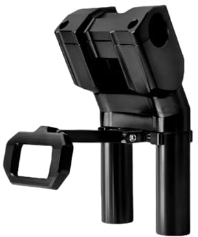Moto Raisers Manubrio Rialzo Riser per manubrio da 8'' per moto con pannello strumenti per tachimetro per Softail per Street Bob