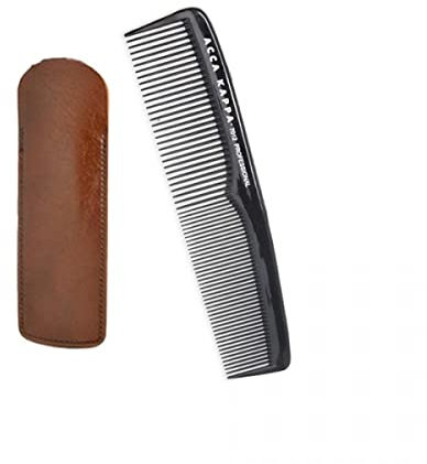 Acca Kappa Pettine per Capelli Tascabile, Pettine Professionale da Barbiere, Taglio Rado / Fitto 7012