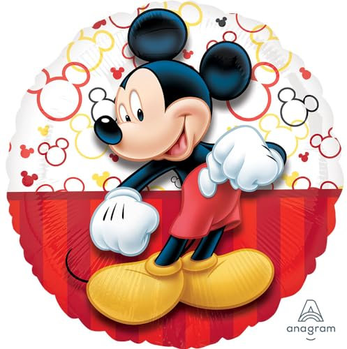 amscan Anagram Globo de Helio: Mickey Mouse, Foil