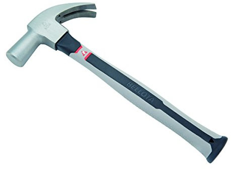 Marteau de charpentier type anglais manche en fibre de carbone panne 30mm