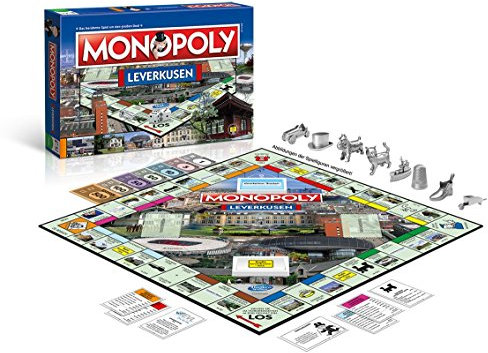 Winning Moves Monopoly Leverkusen Stadt Edition Das Weltberühmte Spiel Um Grundbesitz Und Immobilien 44536