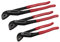 Dickie Dyer 825885 Box Joint Water Pump Pliers Set 3pce 180-300 mm / 7-12 - 18.035 , Black