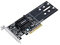 Synology M2D18 - Storage bay adapter - Expansion Slot to 2 x M.2 - M.2 Card - PCIe 2.0 x8