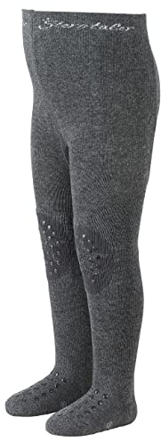 Sterntaler Crawling Tights, ABS Sole, Age: 6-9 months, Size: 74, Anthracite