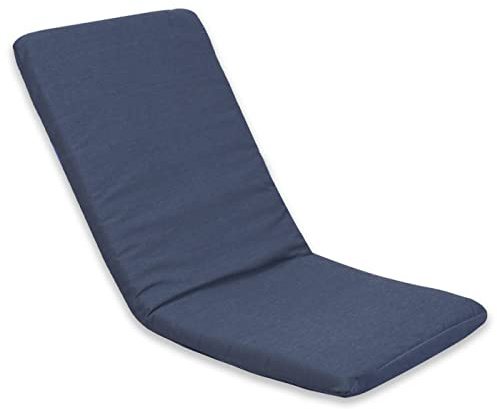 MERCURY TEXTIL- Cojín Tumbona, Colchoneta Acolchada, Azul (120x55cm)