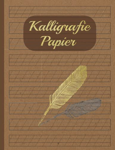 Kalligrafie Übungsheft - Kalligrafie Papier - Din A4 - 1:1:1