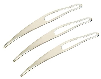 3 Pièces Sisterlocks Tools Aiguille à Crochet Locks Crochet Braids pour Dreadlocks Aiguille (Argenté)