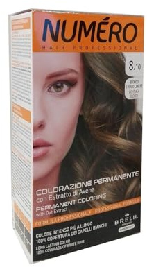 TINTA NUMERO BRELIL 8.10 RUBIO CLARO CENIZA