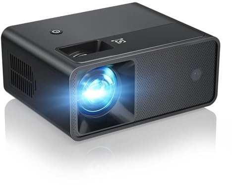 CiBest Mini Projector, 2025 Upgraded Full HD 1080P Support Video Projector, Portable Small Movie Projector, Compatible with iOS/Android/Windows/TV Stick/Box/USB/HDMI