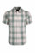 Weird Fish Judd Organic Cotton Short Sleeve Check Shirt Viridis Size 3XL