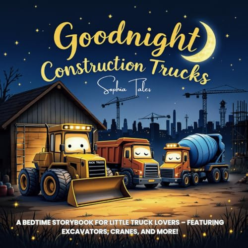 Goodnight Construction Trucks: A Bedtime Storybook for Little Truck Lovers – Featuring Excavators, Cranes, and More!: 14 (Good Night Adventures: ... Stories for Kids Who Love Animals and Nature)