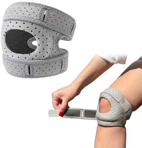 UYVPAER Rodillera De Rótula Para Hombre Y Mujer, Rodillera Ajustable, Rodillera, Estabilización, Deporte, Rodillera, Rodillera, Ortopédica, Para Desgarro De Menisco, Alivio Del Dolor De Rodill