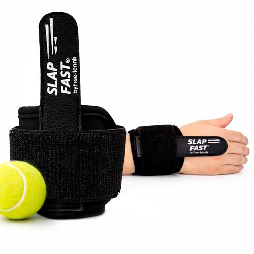 FREE TENNIS Slap Fast– Outil Pédagogique Tennis pour Fouetté, Relâchement du Poignet, Service et Timing, Équipement d'entraînement de Tennis