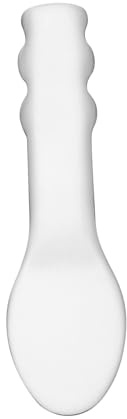 Générique Cuillère à Crème Visage pour Appliquer et Doser Produits de Soin Peau Outil Compact Portable en Acier Inoxydable Argenté pour Transporter Votre Paquet