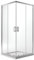 Idralite Eckeinstieg Duschkabine Rechteckig 120x70 H198 Transparent 6mm Glas Mod. Ready