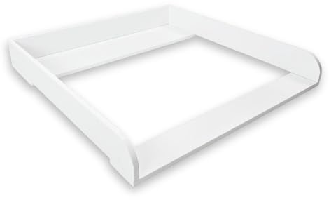 Puckdaddy® Moritz Changing Table Topper for Malm Dresser, White, Kids Room
