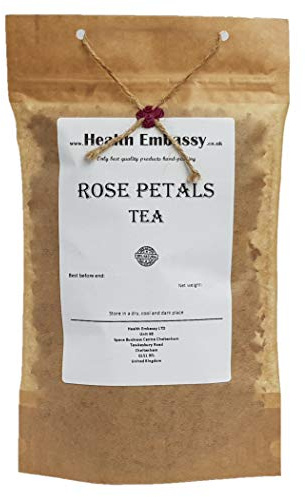 Health Embassy Pétales de Rose Tisane | Rosa L | Rose Petals Tea (50g)
