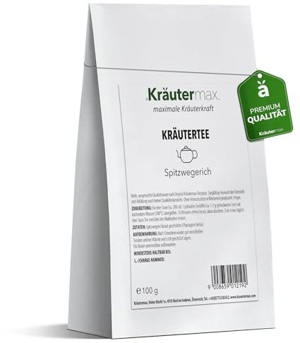 Kräutermax. Kräutermax Spitzwegerich Blätter Tee 1 x 100 g