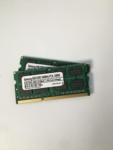 2x8GB Kit DDR3 1600MHz SO-Dimm PC3L-12800S 2Rx8 1,35V 204pin