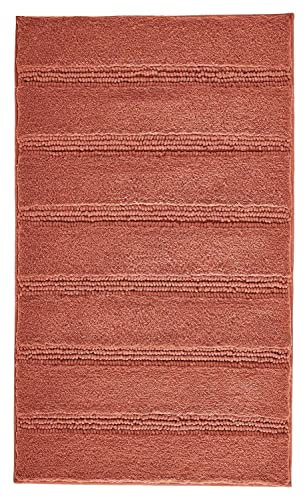 Nicht Zutreffend Badematte - Terracotta - Polyester - 70 x 120 cm, Rot