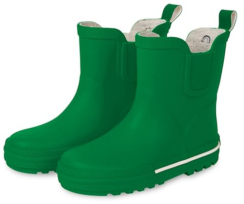 Lakeland Active Children's Paddlebeck Short Wellington Boots - Green - 2.5 UK