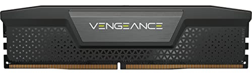 CORSAIR VENGEANCE DDR5 48GB (2x24GB) DDR5 7000MHz C40 Intel Optimised Desktop Memory (Onboard Voltage Regulation, Custom XMP 3.0 Profiles, Compact Form-Factor, Solid Aluminum Heatspreader) Black