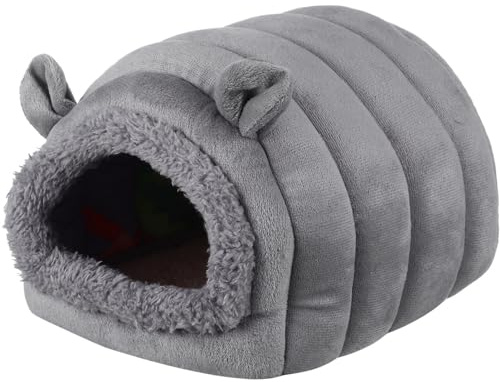 Marsvin Grotta Säng Marsvin Gömställe Varm Fleece Mysigt Sängkläder Sovkudde Bur Bo För Smådjur Ekorre Chinchilla Kanin