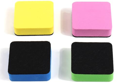 Whiteboard Schwamm,4 PCS Whiteboard Reiniger Whiteboard Cleaner Whiteboard Eraser für Klassenzimmer Büro und Zuhause