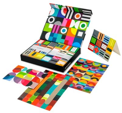 REMEMBER 24er-Kartenset - 24 Grußkarten mit 24 Umschlägen - DIN A5 mit Magnetbox