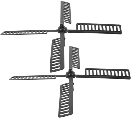 Solar Windmill Lighthouse Accessories - 2Pcs Waterproof Plastic Garden Windmill Blades for Outdoor Diy Decoration