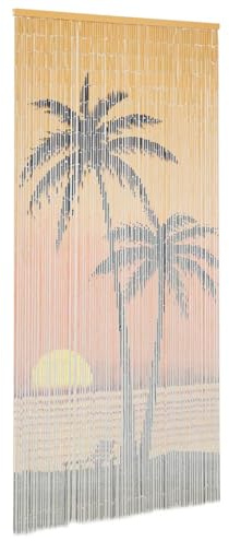Solivagant Rideau de Porte Contre Insectes Bambou 90 x 200 cm,(3 KG)-5736