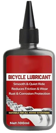Lubrificante per catena per mountain bike - Lubrificante per catena da 100 ml, grasso per ciclismo multifunzionale | Per bici da strada, mountain bike, bici industriali, biciclette, scooter,