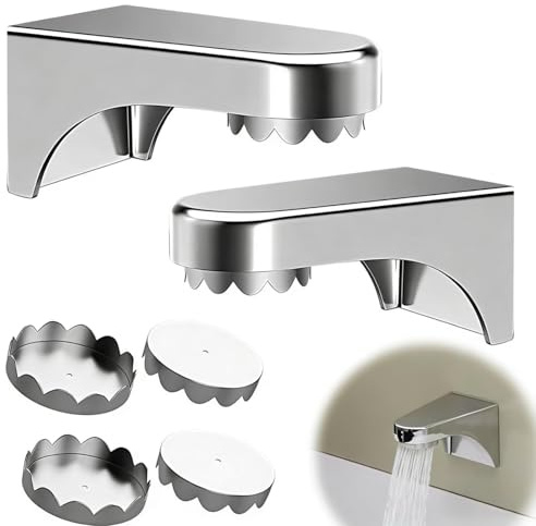 Lot de 2 porte-savon magnétiques faciles à utiliser - Sans perçage - Porte-savon magnétique sans perçage - Porte-savon magnétique pour carrelage, miroir, verre et autres surfaces lisses