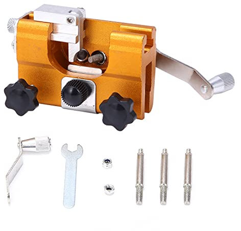 Afilador de cadenas portátil, afilador de cadenas manual, fácil de usar, para todo tipo de motosierras y sierras eléctricas.