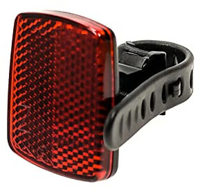 Büchel Z-Flex EVO Rückstrahler Sattelstütze Halterung Universell für Stadtrad, Rot, Kunststoff, BICYCLE_SEATPOST, Sattelstütze