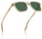 CARFIA Retro Square Mens Sunglasses Polarised Eyewear 100% UV Protection for Driving Travel