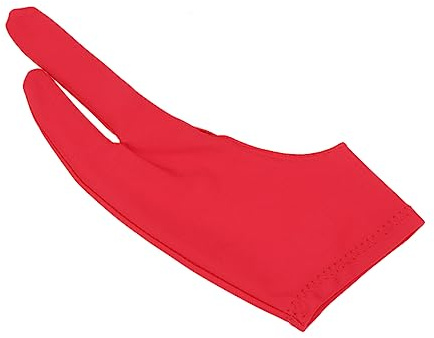 YOSADIER 2pezzi Guanto Due Dita Per Guanti Curvi Per Disegno e Schizzi Realizzati in Spandex Anti-sudore e Traspiranti Proteggono Tablet e Monitor Comodi e Resistenti