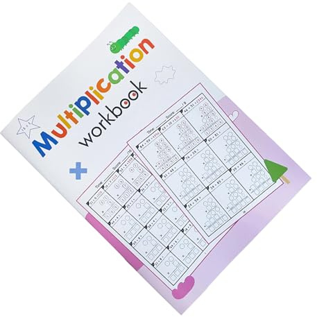 Studentvänlig aritmetik övningsbok multiplikation division träning lätt design hållbar matematik arbetsbok matematik övningsark