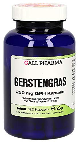 Gall Pharma Gerstengras 250 mg GPH Kapseln , 1er Pack (1 x 120 Stück)