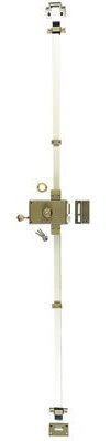 Jpm - Serrure de securite a poser en applique 3 points horizontale 5 goupilles-a fouillot - Réf..504000 - Main.G - Axe mm.55 -