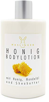 Haslinger Nr. 2204, Honig Bodylotion mit Honig, Mandelöl und Sheabutter 200ml