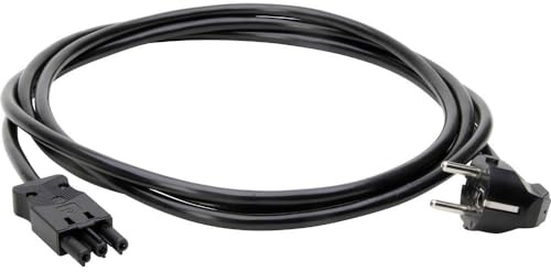 Kopp Skyddande kontaktkabel 2 m, kompatibel med GST18 plugin-system, 2 m, färg: svart, 226402048